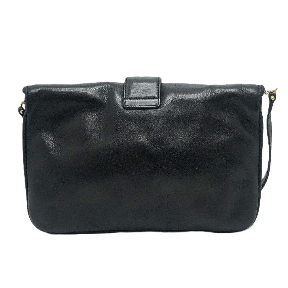 CELINE ロゴ 斜め掛け カバン 肩掛け バッグ ショルダーバッグ レザー レディース ブラック