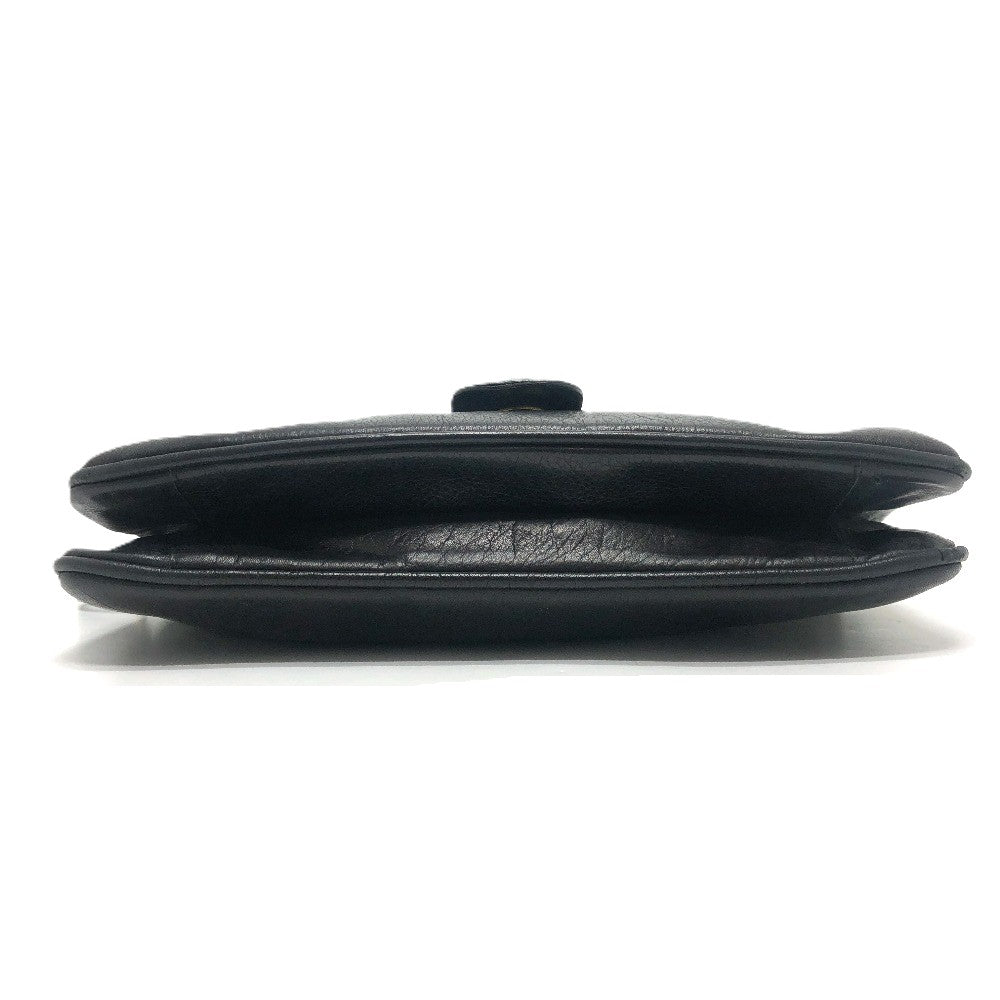 CELINE ロゴ 斜め掛け カバン 肩掛け バッグ ショルダーバッグ レザー レディース ブラック