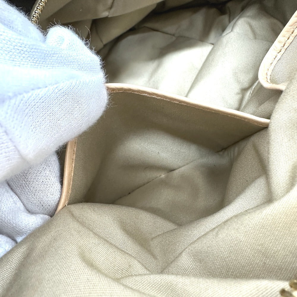 CELINE カバン 中綿 ショルダーバッグ ハンドバッグ レザー レディース ベージュ - brandshop-reference