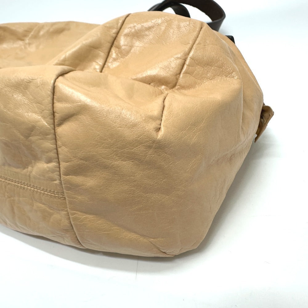 CELINE カバン 中綿 ショルダーバッグ ハンドバッグ レザー レディース ベージュ - brandshop-reference