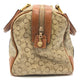 CELINE Old CELINE Macadampattern Bag Hand Bag Vintage Duffle Bag PVC/Leather Beige/Brown Used