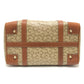 CELINE Old CELINE Macadampattern Bag Hand Bag Vintage Duffle Bag PVC/Leather Beige/Brown Used