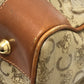 CELINE Old CELINE Macadampattern Bag Hand Bag Vintage Duffle Bag PVC/Leather Beige/Brown Used