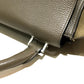 CELINE 2-Way Trapeze Shoulder Bag/Handbag in Suede/Leather, Charcoal Gray