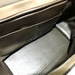 CELINE 2-Way Trapeze Shoulder Bag/Handbag in Suede/Leather, Charcoal Gray