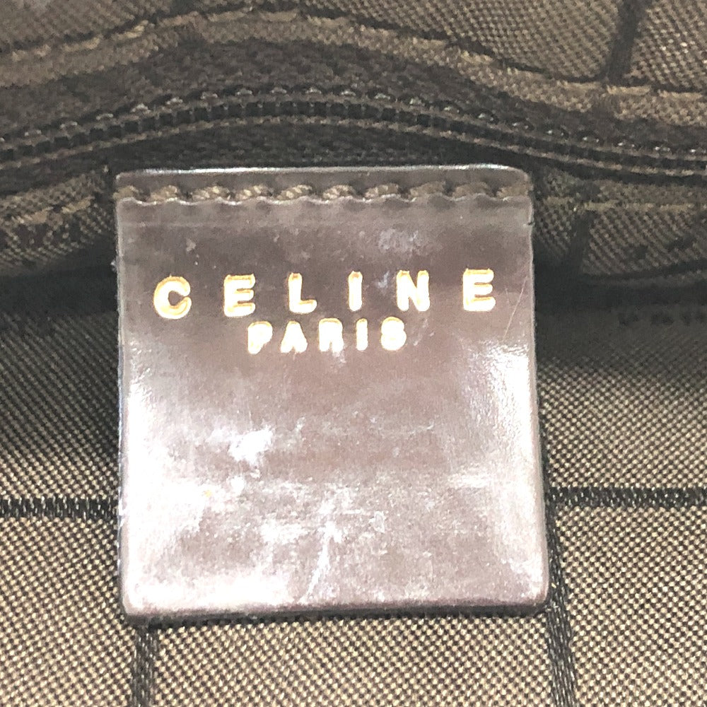 CELINE マカダム 化粧ポーチ メイクポーチ ポーチ レザー レディース - brandshop-reference