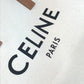 CELINE 190062 肩掛け ホリゾンタル カバ ロゴ トートバッグ カバン ショルダーバッグ キャンバス/レザー レディース ナチュラル/タン ベージュ