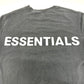 S.ESSENTIALS logo Apparel Clothing Crew Neck Tops Short sleeve T-shirt cotton Black Used