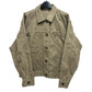 THE ROW Apparel Outerwear Long Sleeve Button Denim Jacket cotton khaki Used