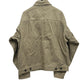 THE ROW Apparel Outerwear Long Sleeve Button Denim Jacket cotton khaki Used