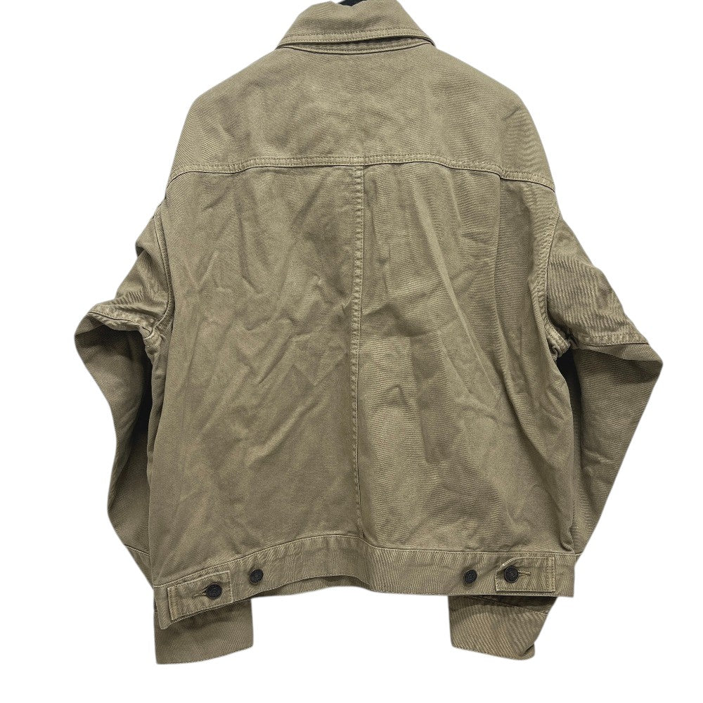 THE ROW Apparel Outerwear Long Sleeve Button Denim Jacket cotton khaki Used