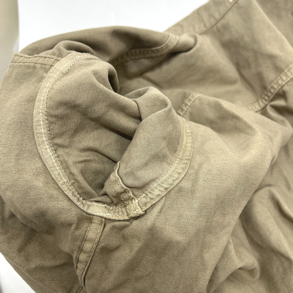 THE ROW Apparel Outerwear Long Sleeve Button Denim Jacket cotton khaki Used