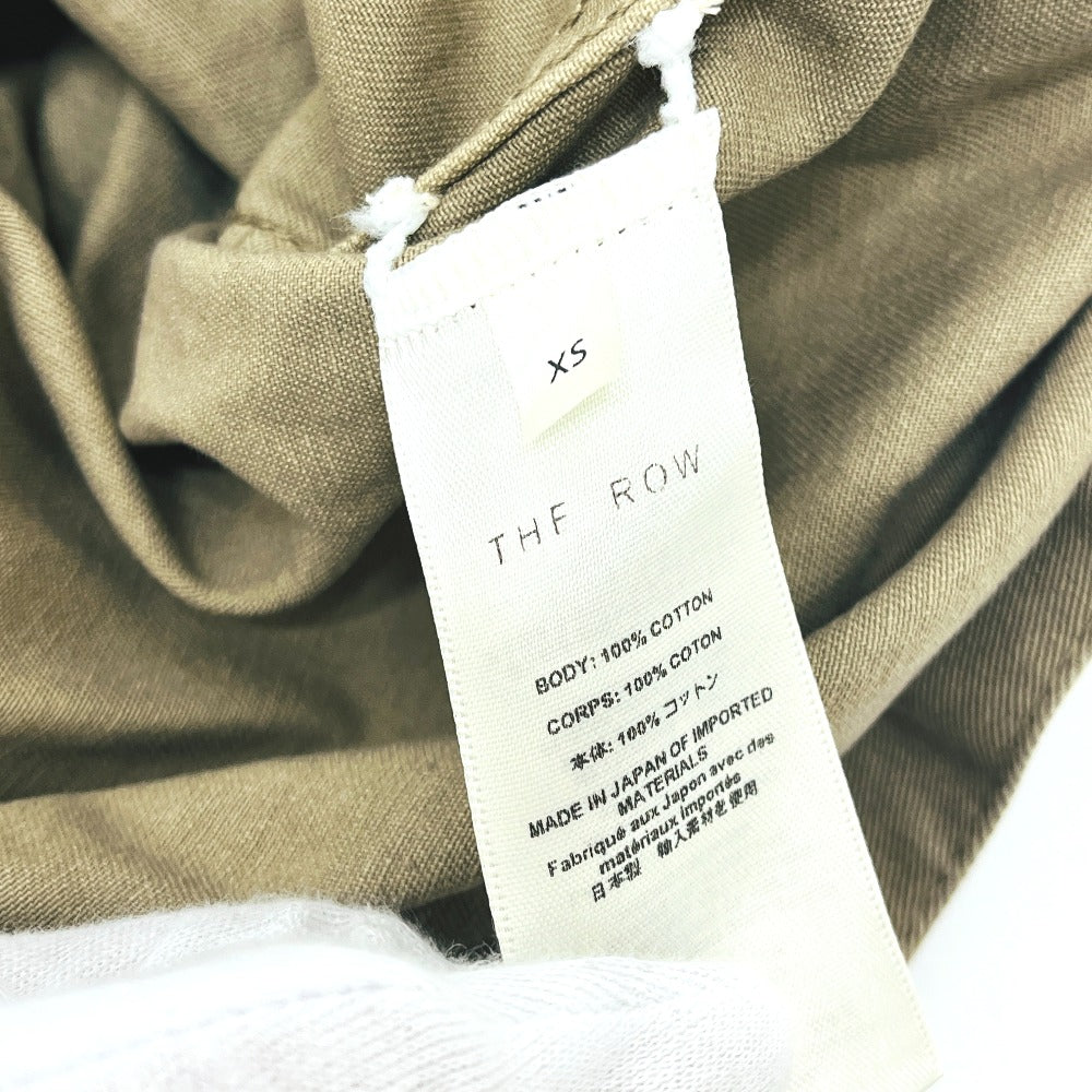 THE ROW Apparel Outerwear Long Sleeve Button Denim Jacket cotton khaki Used