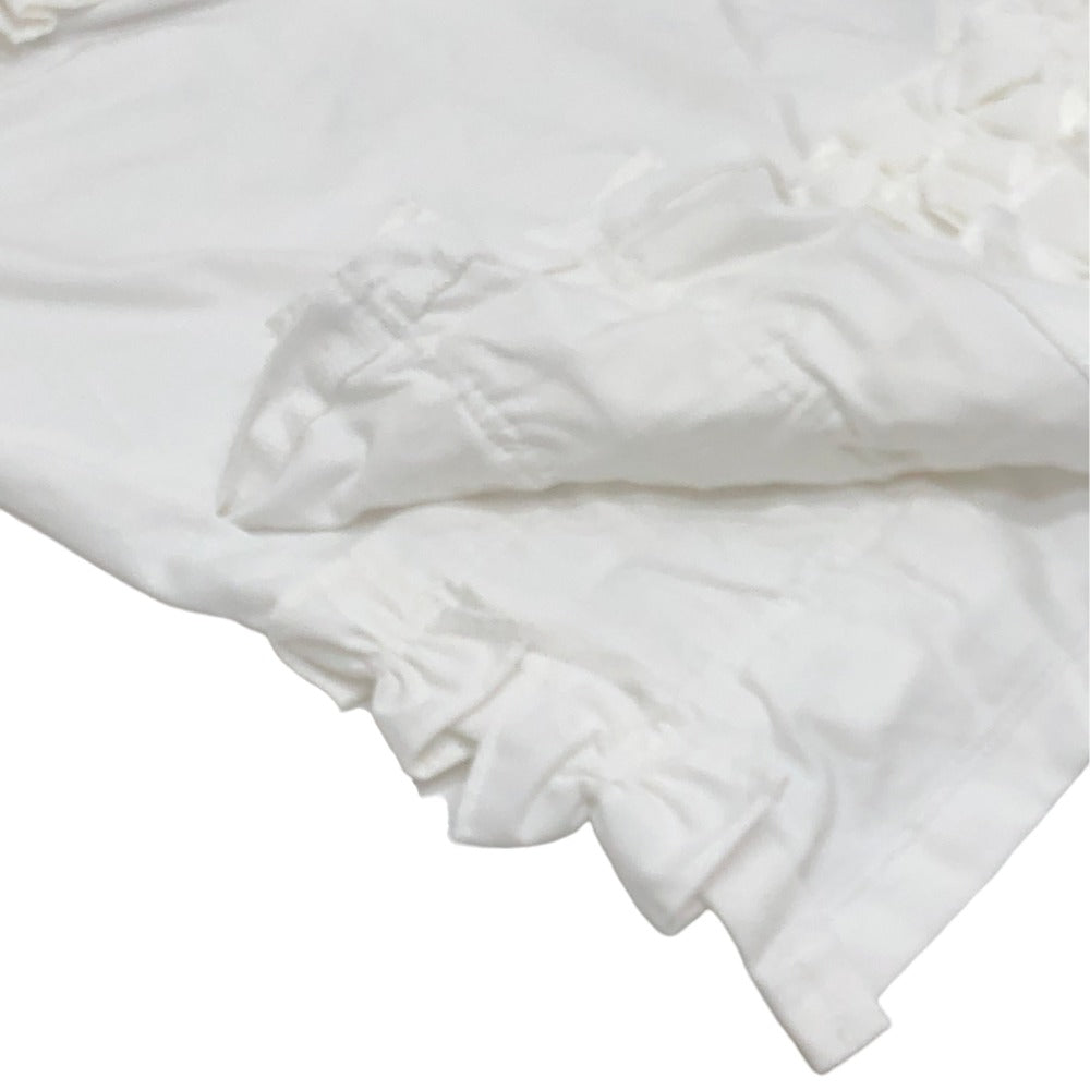 BIBIY. B61-OP158WHF Frill design IRIS RUFFLE DRESS Short-sleeved apparel Dress cotton White Used