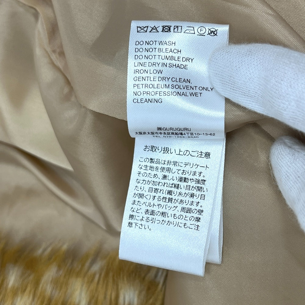 BIBIY. B41-CO019BEF bibiy. MIRIAM FUR COAT Bambi pattern Apparel Faux Fur Long coat polyester Brown Used