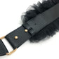 BIBIY. Frill design Lace Fashion accessory Shoulder strap Canvas Black Used