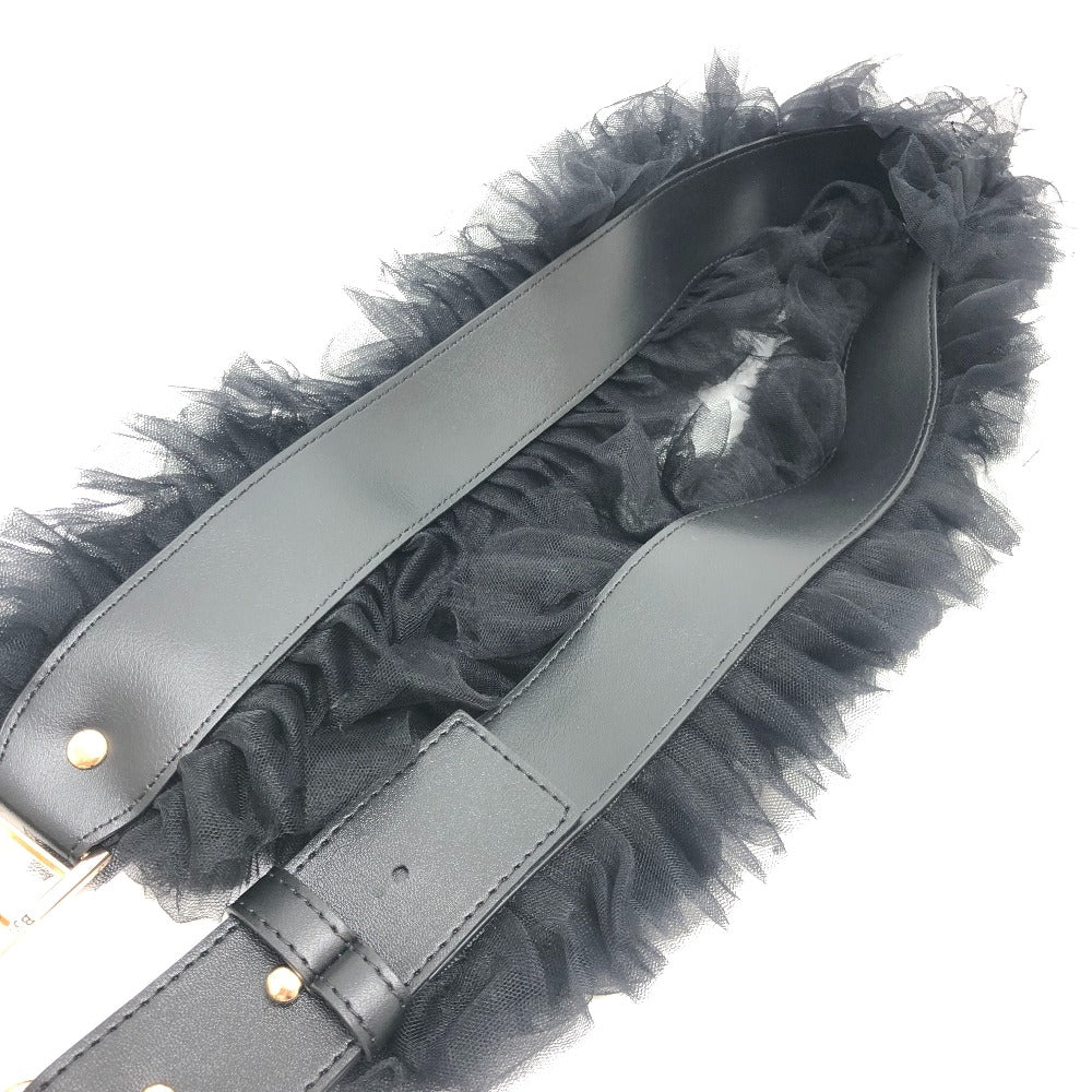 BIBIY. Frill design Lace Fashion accessory Shoulder strap Canvas Black Used