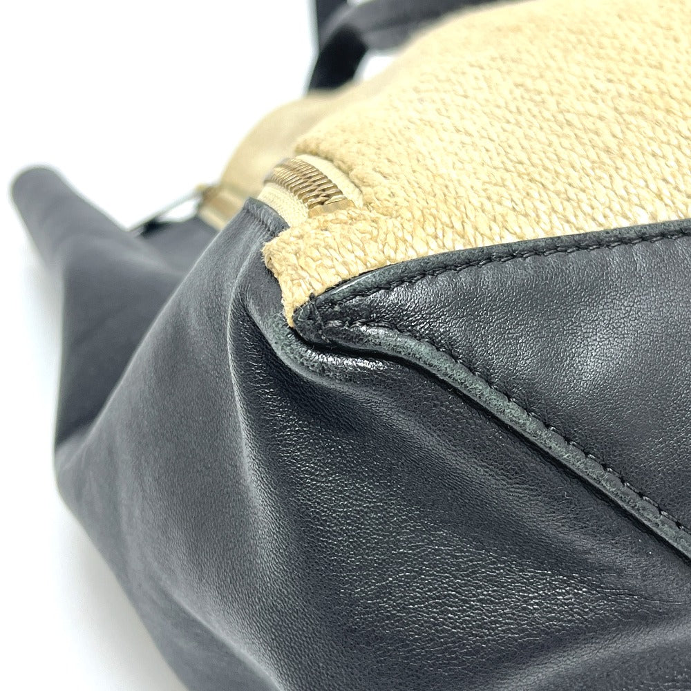 CELINE カバガゼット カバン バッグ ハンドバッグ トートバッグ 麻 レディース ベージュ