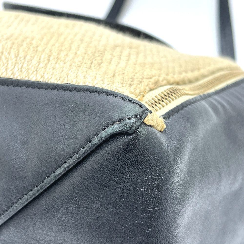 CELINE カバガゼット カバン バッグ ハンドバッグ トートバッグ 麻 レディース ベージュ