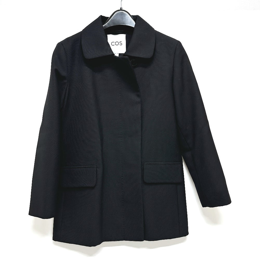 COS Apparel Outerwear Long Sleeve Top Jacket Wool Women's Black