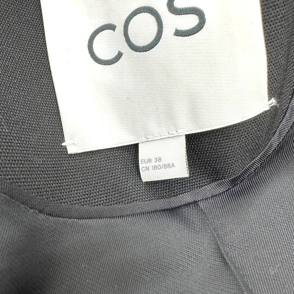 COS Apparel Outerwear Long Sleeve Top Jacket Wool Women's Black