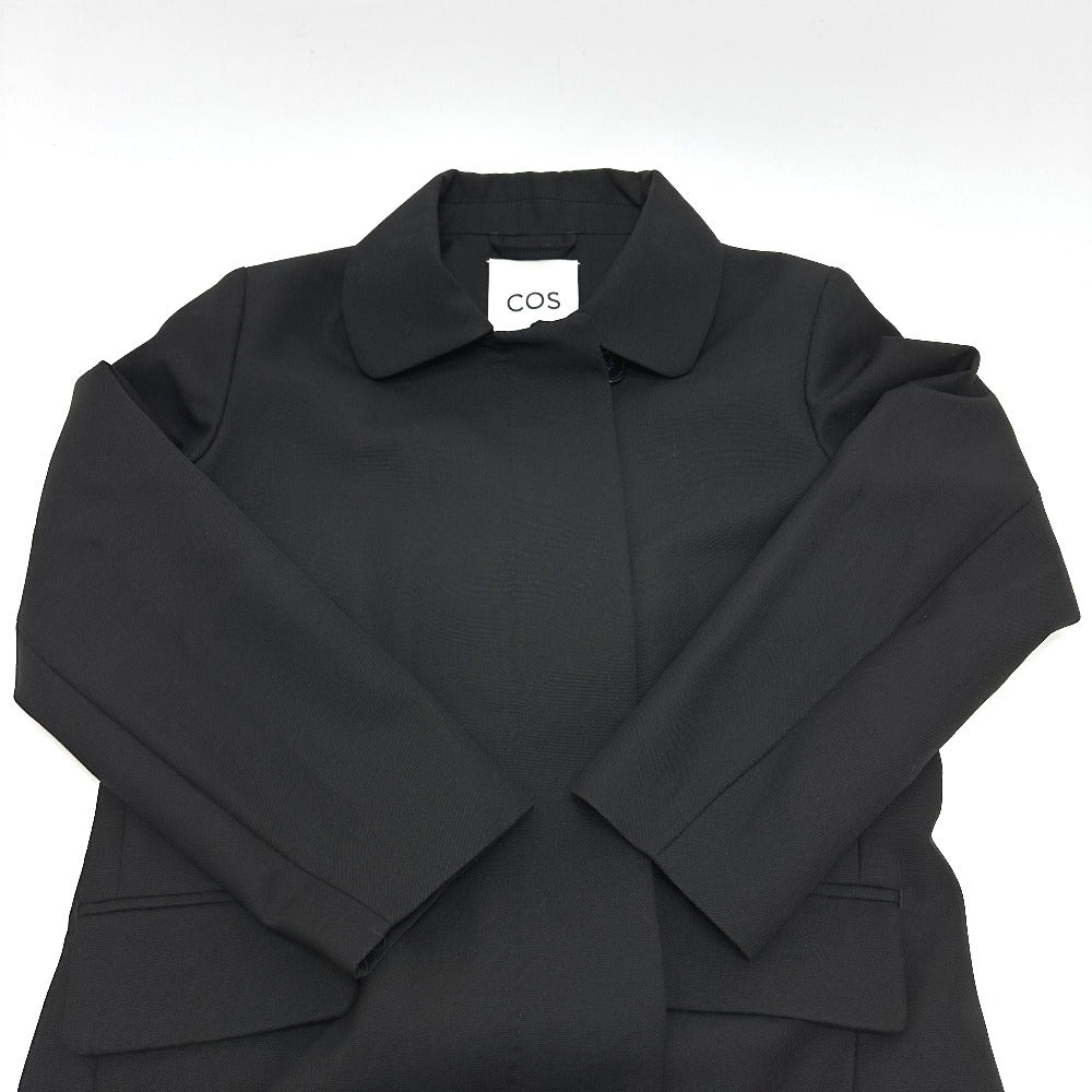 COS Apparel Outerwear Long Sleeve Top Jacket Wool Women's Black