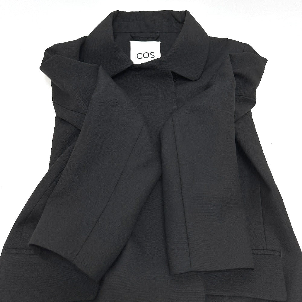 COS Apparel Outerwear Long Sleeve Top Jacket Wool Women's Black