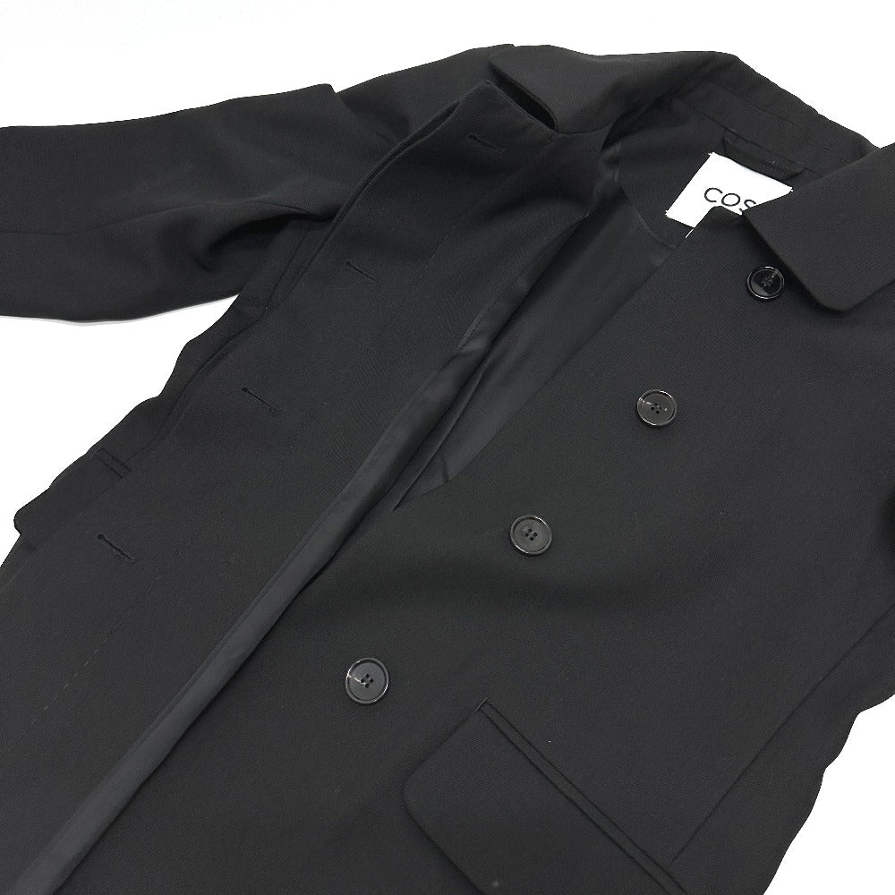 COS Apparel Outerwear Long Sleeve Top Jacket Wool Women's Black