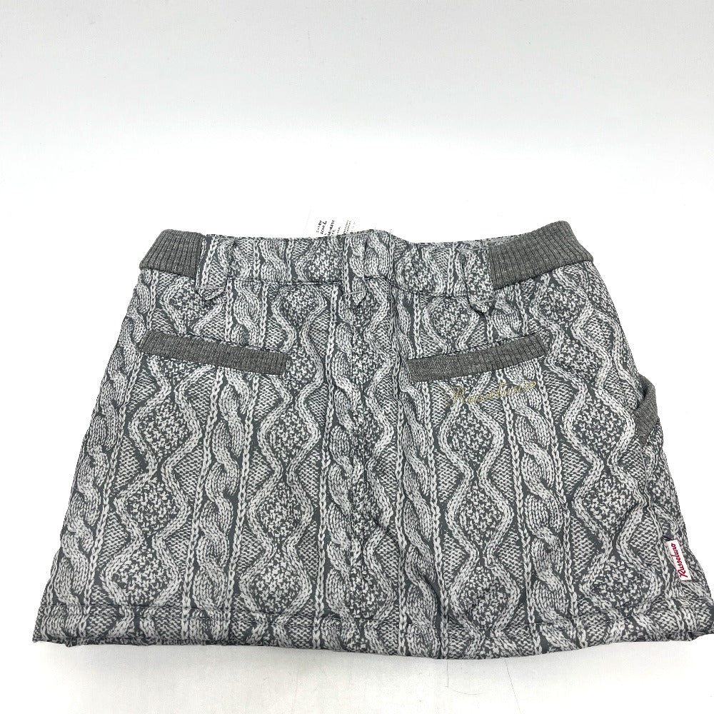 Russeluno RS-12503W Overall handle Apparel, Golf Wear, Padded Bottoms, Cable Knit Design Mini skirt polyester gray Used
