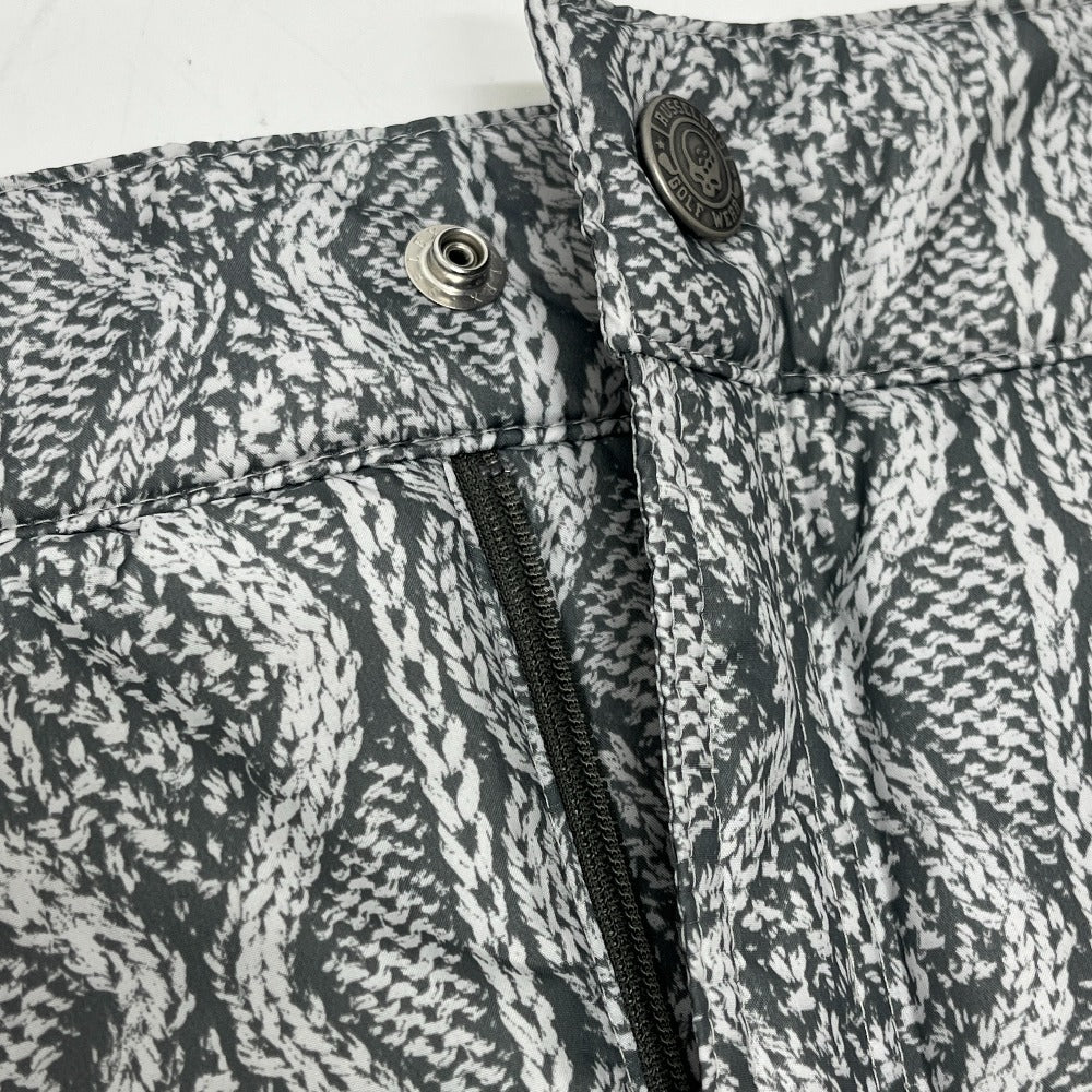 Russeluno RS-12503W Overall handle Apparel, Golf Wear, Padded Bottoms, Cable Knit Design Mini skirt polyester gray Used