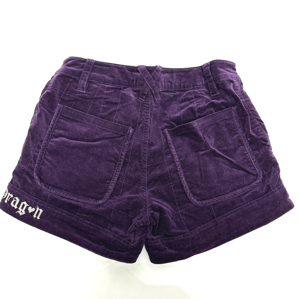 Heart & Skull Apparel Golf Wear Long-Sleeve Shirt and Shorts 3-Piece Set setup Black/purple Used