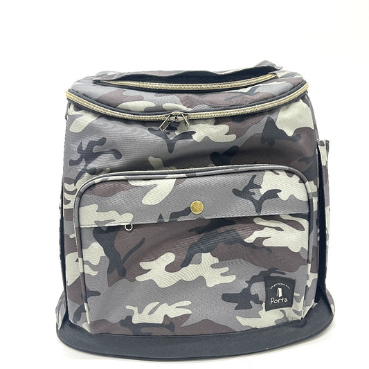 Porta camouflage camouflage Dog Backpack Carrier for Dogs and Pets Backpack Nylon gray Used