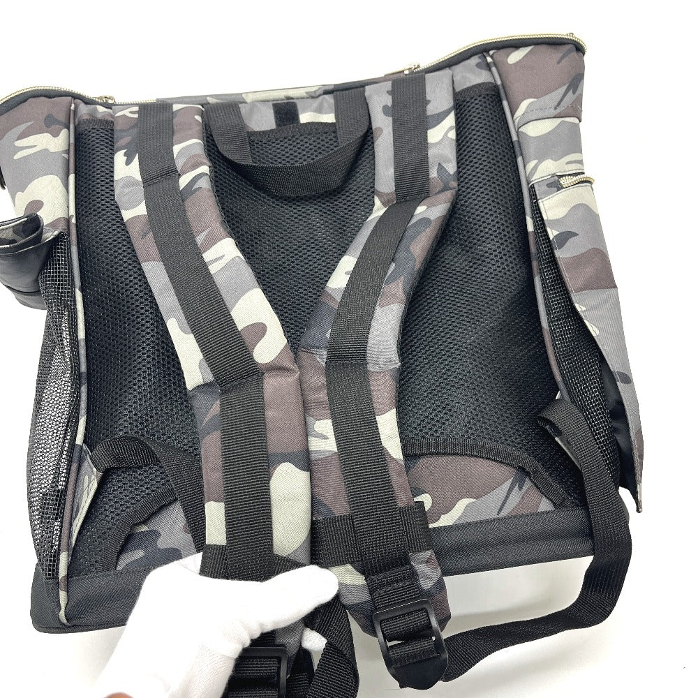 Porta camouflage camouflage Dog Backpack Carrier for Dogs and Pets Backpack Nylon gray Used