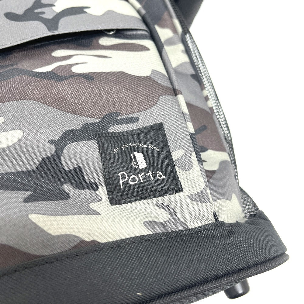 Porta camouflage camouflage Dog Backpack Carrier for Dogs and Pets Backpack Nylon gray Used