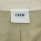 11705-33-3001 ELIN エリン アパレル アウター ベルト付き チェスターコート ミドル丈 ロングコート コットン レディース ホワイト