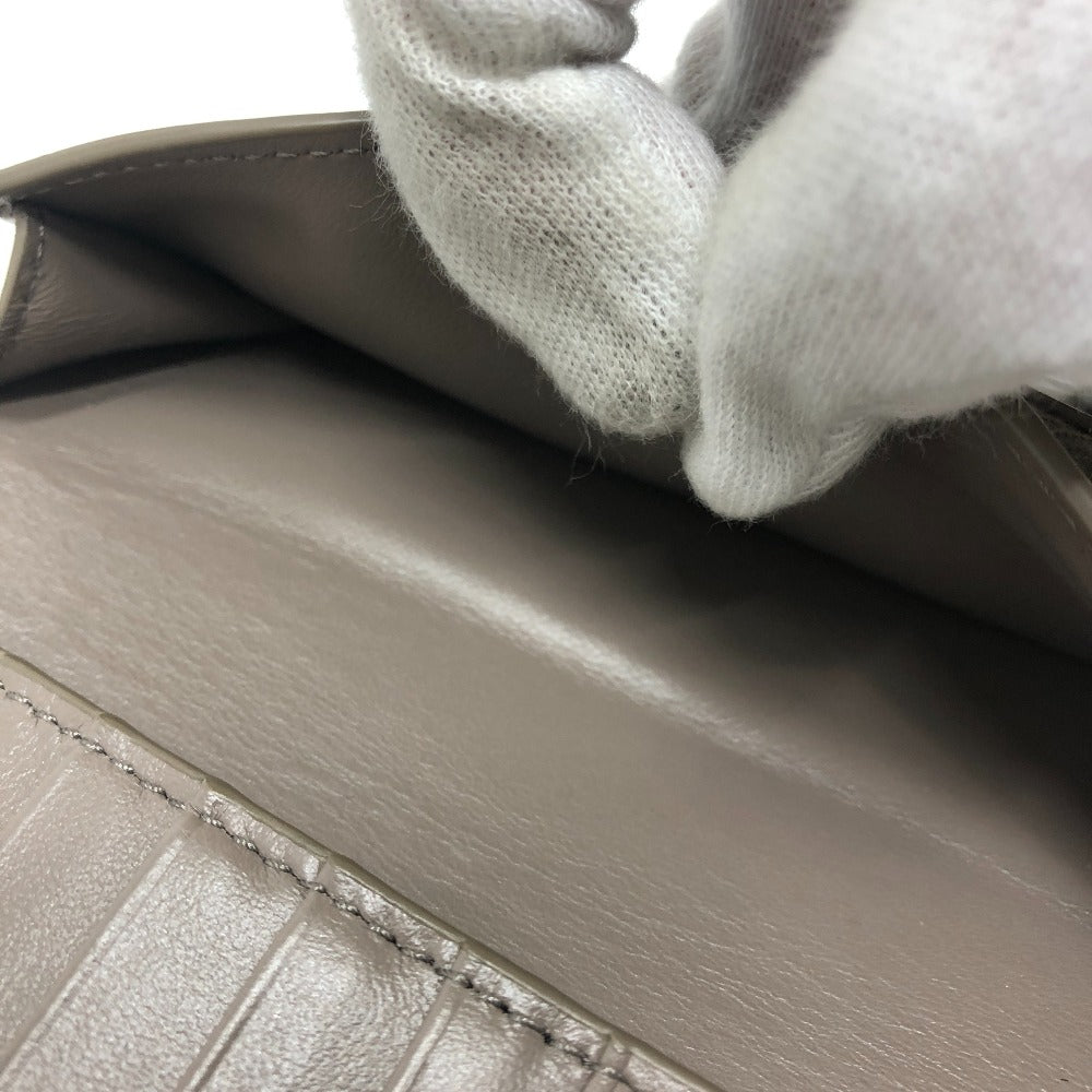 CELINE 10B643BRU バイカラー ミディアム ストラップ ウォレット 財布 ウォレット コンパクトウォレット 2つ折り財布 レザー レディース - brandshop-reference