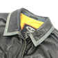 ZINO & JUDY Vintage Apparel Outerwear Leather Jacket Riders jacket Leather Black/blue Used