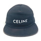 CELINE Logo Baseball Cap in Black, Cotton, Unisex