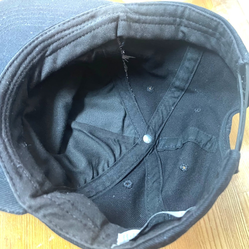 CELINE Logo Baseball Cap in Black, Cotton, Unisex