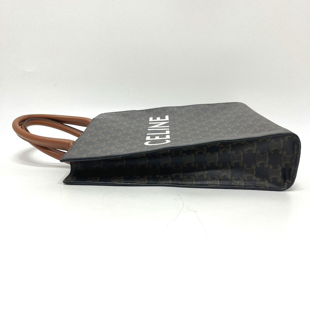 CELINE 191542 トリオンフ バーティカルカバ スモール カバン バック ハンドバック トートバッグ PVC/レザー ユニセックス ブラウン