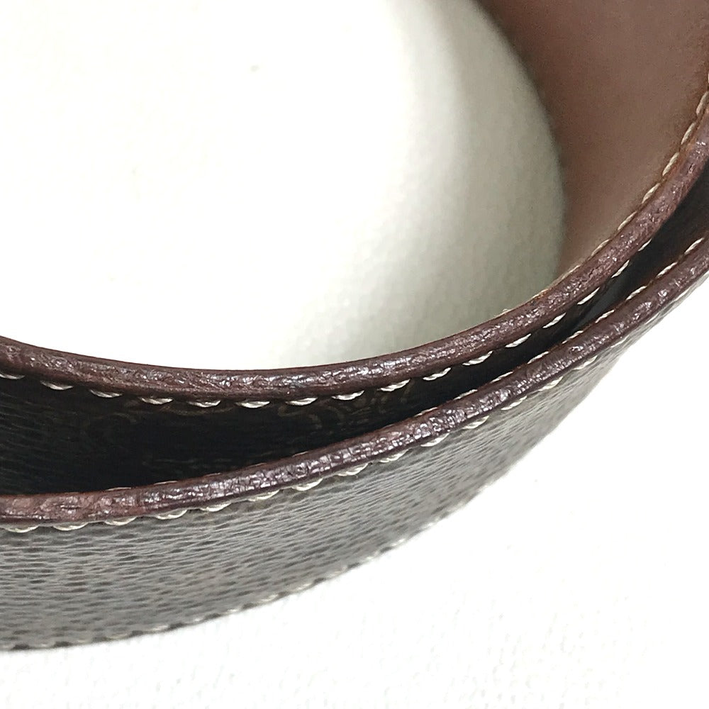 CELINE マカダム カバン 2WAY セカンドバッグ クラッチバッグ ベルトバッグ バッグ ウエストバッグ PVC/レザー レディース ブラウン