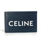 CELINE カードホルダー ロゴ パスケース 名刺入れ カードケース レザー メンズ ブラック