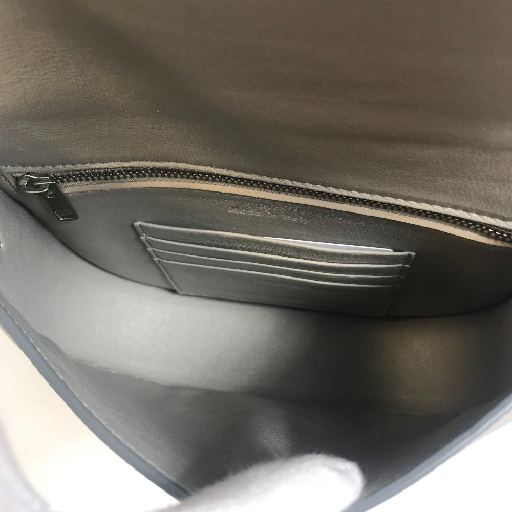 CELINE バイカラー トロッター スモール カバン 斜め掛け 肩掛け ショルダーバッグ レザー レディース グレー×パープルピンク