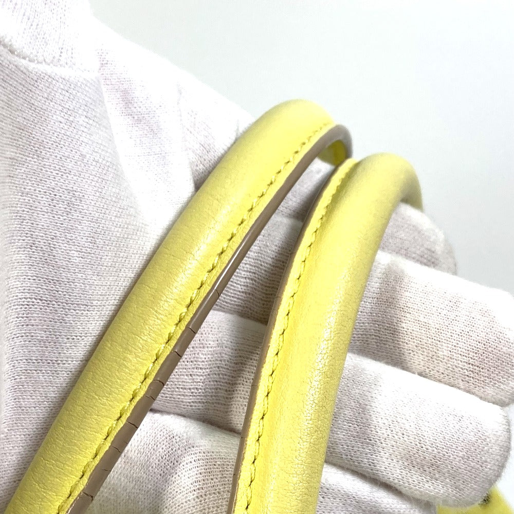 CELINE 175883 Tote Bag, Belt Bag, Tie Mini Bag, Handbag, Leather, Women's, Yellow