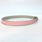 HERMES Medor Infini Double Leather Bracelet, Pink, Women's