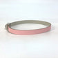 HERMES Medor Infini Double Leather Bracelet, Pink, Women's