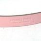 HERMES Medor Infini Double Leather Bracelet, Pink, Women's