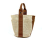 HERMES サクソーPM カバン バケツ型 ばけつ ハンドバッグ キャンバス レディース ブラウン - brandshop-reference