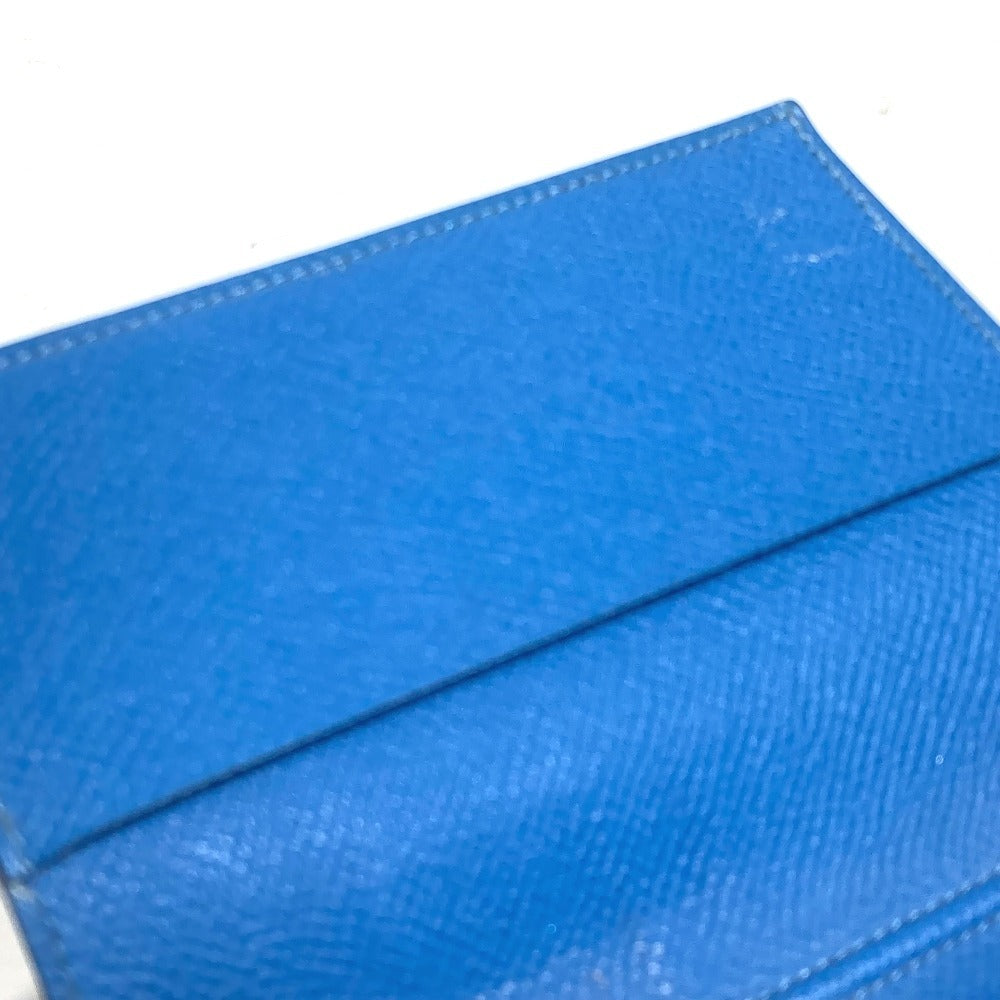 HERMES システム手帳 2つ折り ステーショナリー アジェンダ GM 手帳カバー レザー ユニセックス ブルー - brandshop-reference