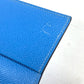 HERMES システム手帳 2つ折り ステーショナリー アジェンダ GM 手帳カバー レザー ユニセックス ブルー - brandshop-reference